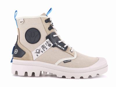 Botas Palladium PAMPA WITCH QUEEN X DESTINY Mujer Dune | Costa Rica-82036